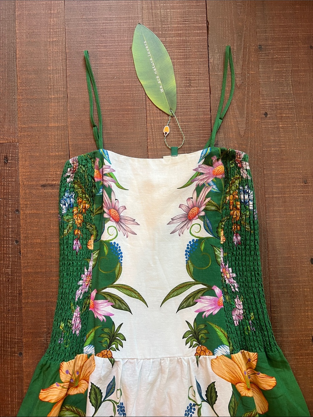 Farm Rio Sweet Blooms Midi Dress - Picture 2 of 7